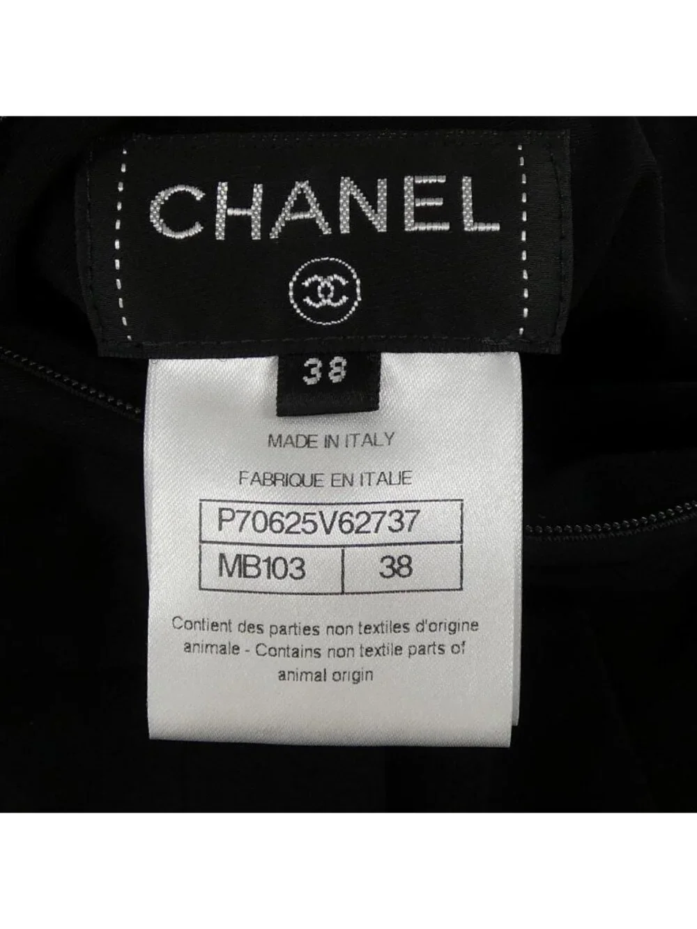 Chanel Down Jacket Black